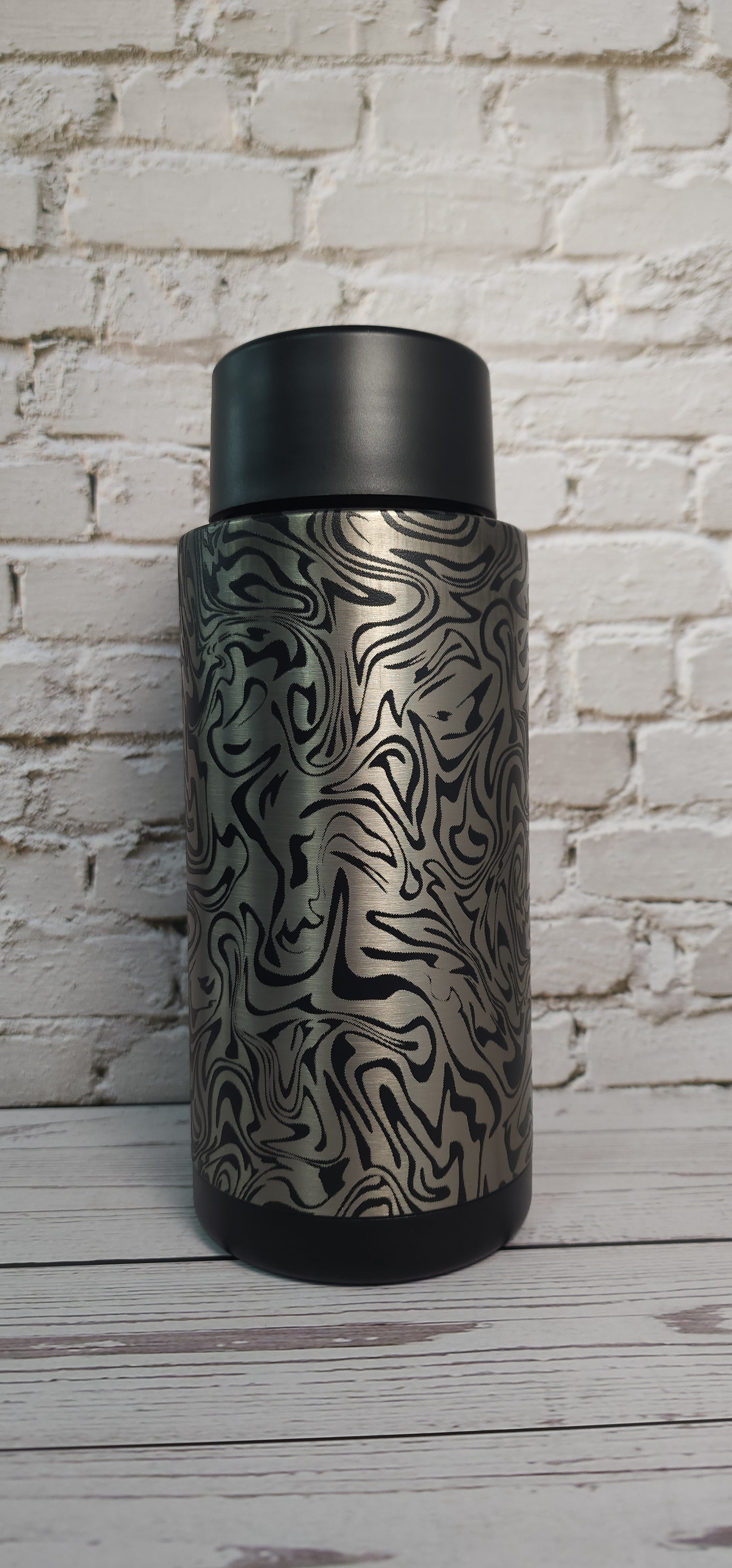 Personalised Stainless Steel 32oz Drink Bottle - 360° Full Wrap Engraving
