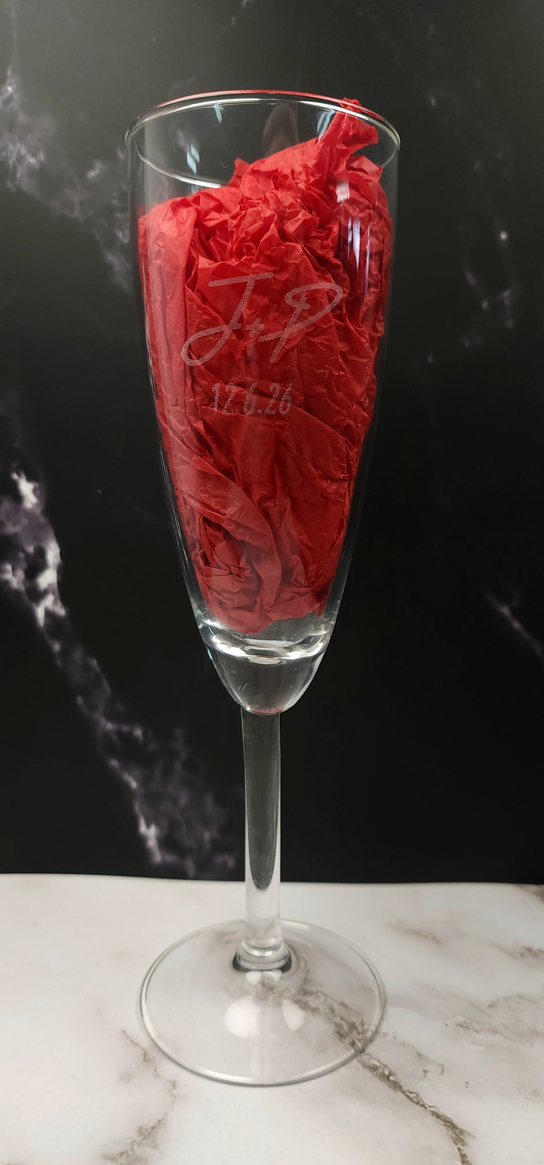 Personalised Champagne Glass - Engraved