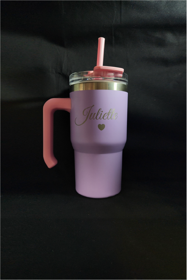 Personalised Double Walled Insulated Tumbler Engraved with Name