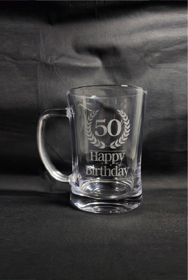 Personalised Beer Mug - Engraved for your special occasion