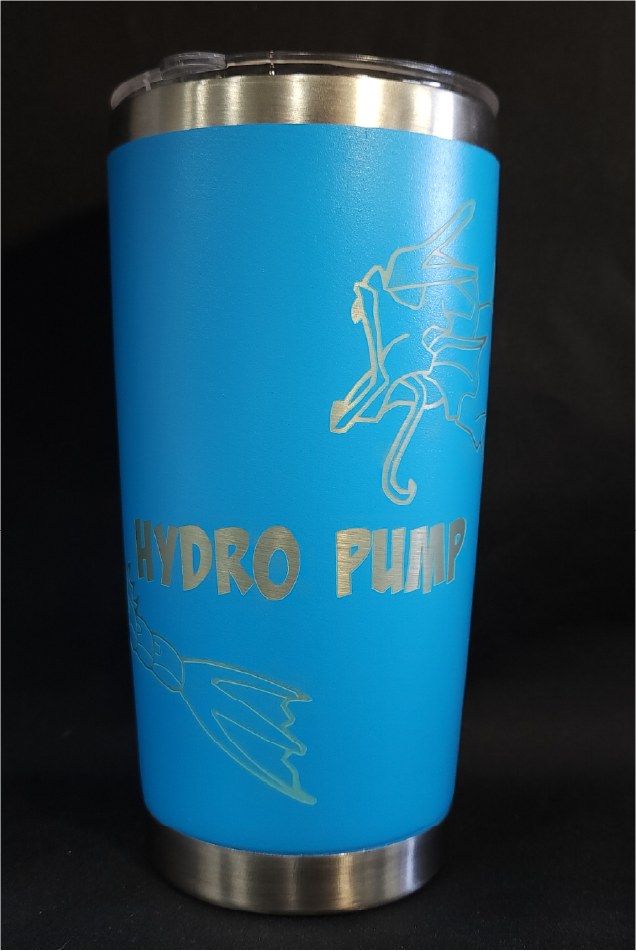 Personalised 360 Full Wrap Engraved Stainless Steel Insulated Tumbler 20oz