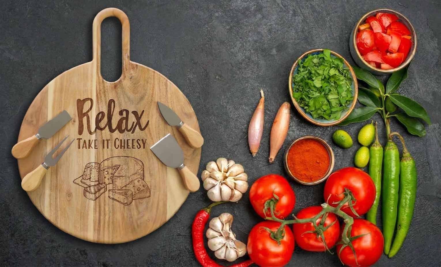 Personalised Chopping Board Set Designed for Everyday Kitchens
